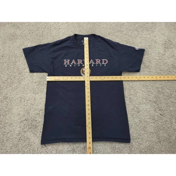 Harvard University T Shirt Mens Medium Short Sleeve NCAA Champion Blue‎ - Picture 4 of 6